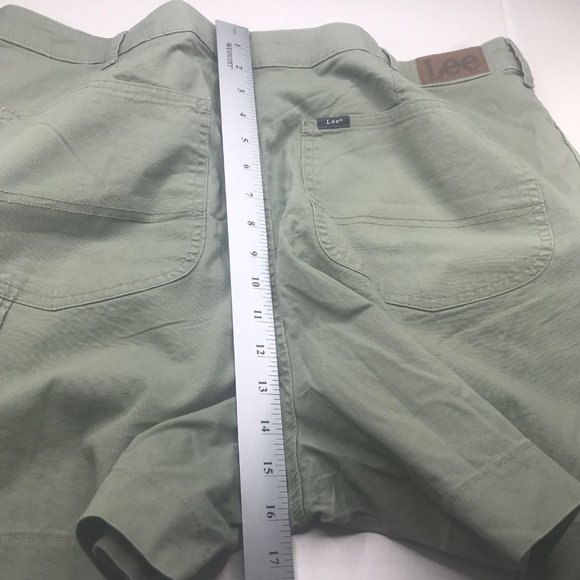 Lee Women's 22M Hi-Rise Regular Fit Deeplichengreen Utility Short New With Tags - Picture 12 of 13